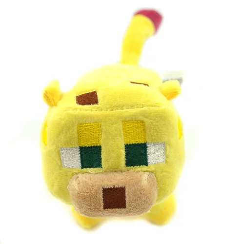 10pcs/lot Minecraft Game Toys Yellow Minecraft Ocelot Plush Toys Doll Soft Stuffed Toys Brinquedos 24CM for Christmas Gifts