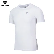 FANNAI White Running Shirt Sport Whole Fabric Super Breathable  Dry Fit Short Sleeve Fitness Bodybuilding Work out Gym Shirts FANNAI White Running Shirt Sport Whole Fabric Super Breathable  Dry Fit Short Sleeve Fitness Bodybuilding Work out Gym Shirts