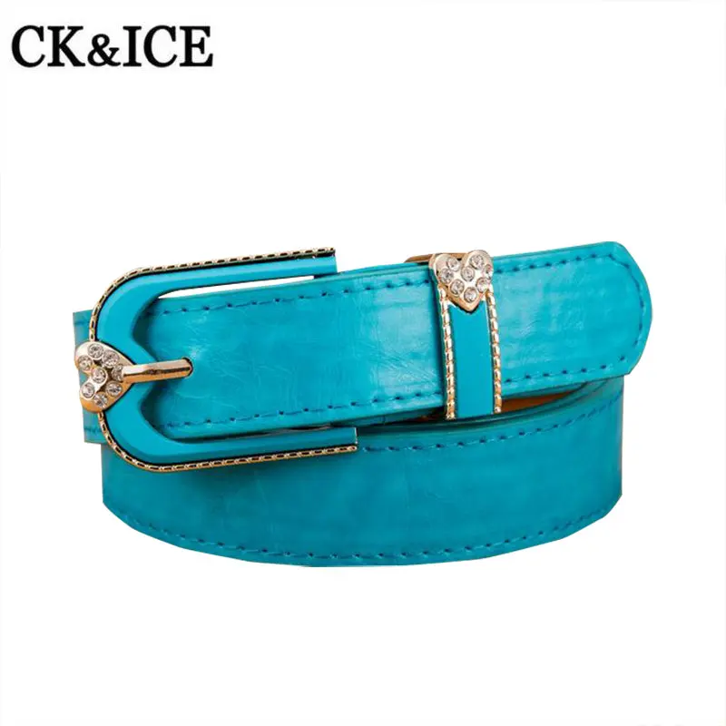 Women Belt 2017 Fashion Designer Belts High Quality PU Leather Luxury