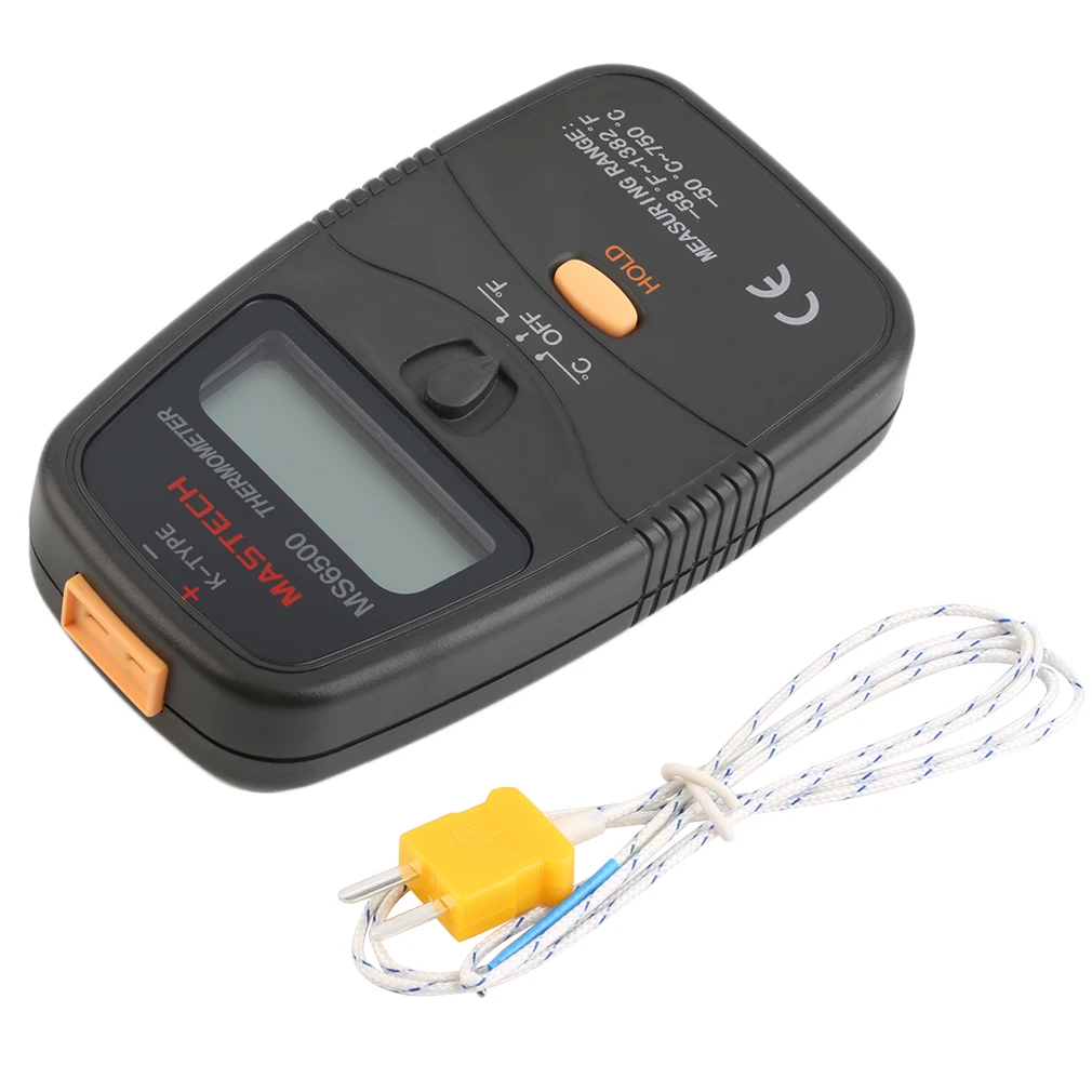 

New Hot MASTECH MS6500 Handheld K-Type LCD Digital Thermometer Ttemperature Worldwide Store high quality