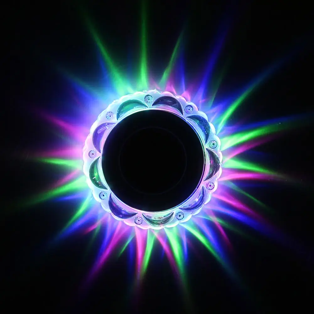  Modern LED Crystal Recessed Ceiling Light 5W Circular Mini down Lamp 85-220V Luminarias 3 Modes Lig - 33003803235