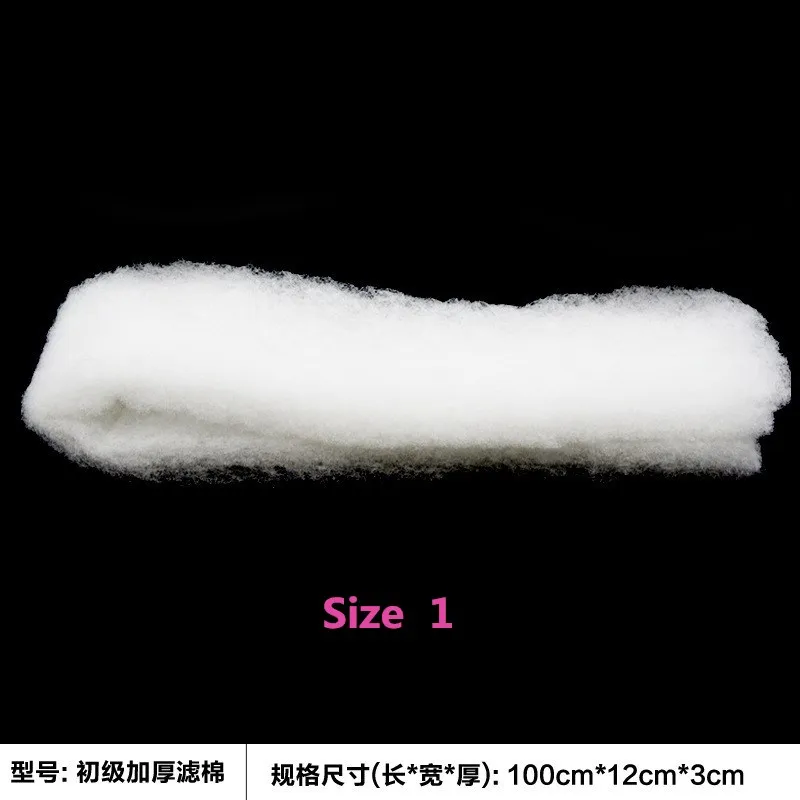 3 размера прочная биохимическая хлопчатобумажная губка для фильтра для аквариума биохимическая хлопковая пена - Цвет: Size 1