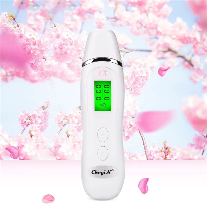 Skin Care Tool Facial Moisture Tester Detector Analyzer Monitor Digital LCD Display Personal