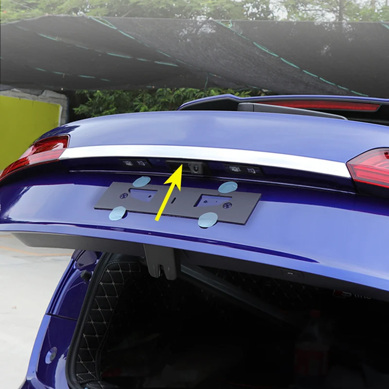 

For Audi New Q5 2017-2019 Stainless Steel Tail Gate Trunk Strips Accessories Garnish