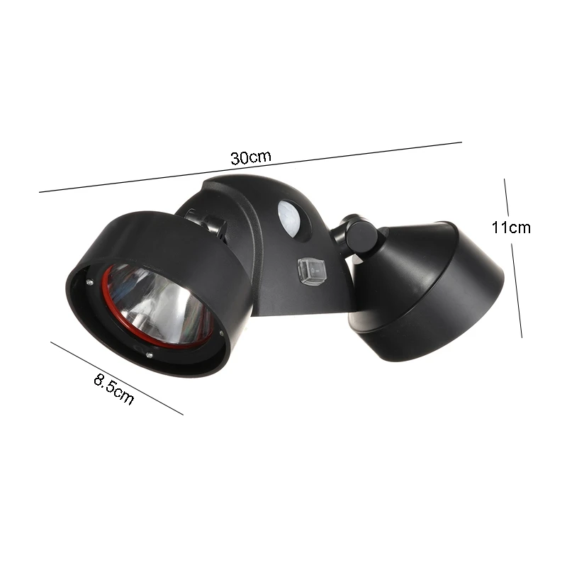 Emissor de Luz Solar ao ar Livre à Prova Sensor de Movimento Detector de Parede de Emergência Diodo Ddual Água Dupla Segurança Jardim Pir Led Spot Light Lâmpada Solar 11 livre à prova ddual água dupla segurança