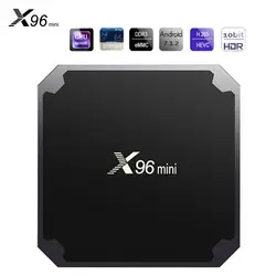 X96 Мини Android tv BOX 7,1 OS Smart tv Box 2 Гб 16 Гб Amlogic S905W четырехъядерный 2,4 ГГц WiFi IP ТВ приставка 1 ГБ 8 ГБ X96mini Горячая