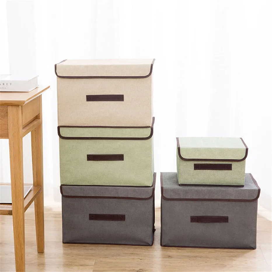 Foldable Clothes Storage Box Underwear Bra Socks Divider Case Desk Wardrobe Closet Organizer Toy Container3