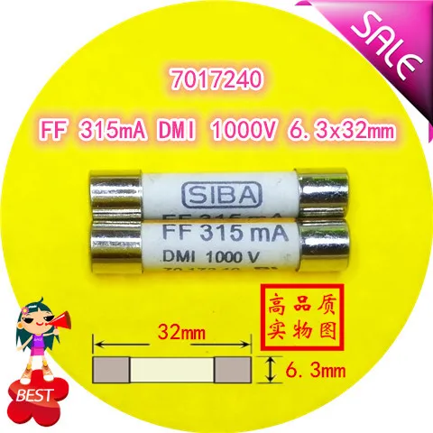 FF 315mA DMI 1000V 7017240 6 3x32mm мультиметр предохранитель счетчика | Обустройство дома