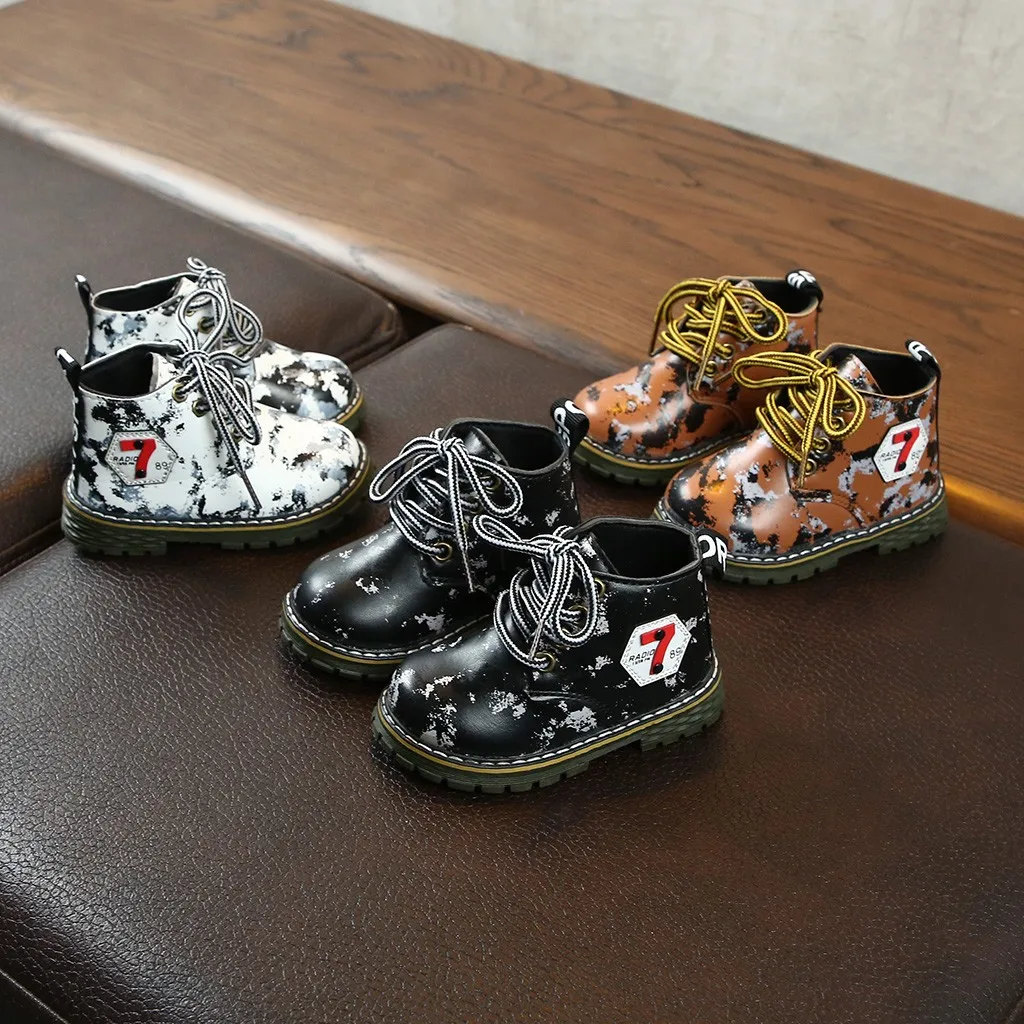 

Kids Ankle Boots Children Baby Girls Boys Camouflage Print Sport Casual Shoes Boots Botinha Infantil Menina Toddler Boots