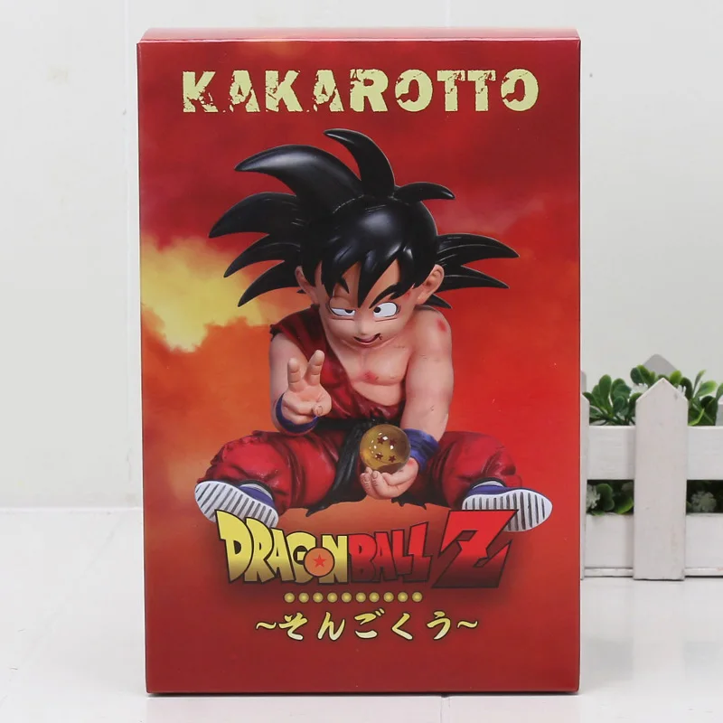 10 см Dragon Ball Z Сон Гоку фигурка игрушка ребенок kakarotto Gokou Аниме DragonBall ПВХ фигурка модель игрушки - Цвет: goku in box