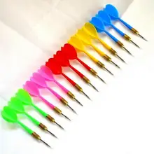 10 шт./партия 11 см пластиковое крыло 6 г стрела для Дартса малыш тон метания валов точка наконечник игрушка набор GYH