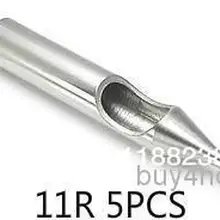 5 шт. 304 наконечники из нержавеющей стали стерилизованные наконечники колпачки для татуажа наконечник 11R, 13R, 14R, 15R, 18R наконечники для машины иглы для ручек