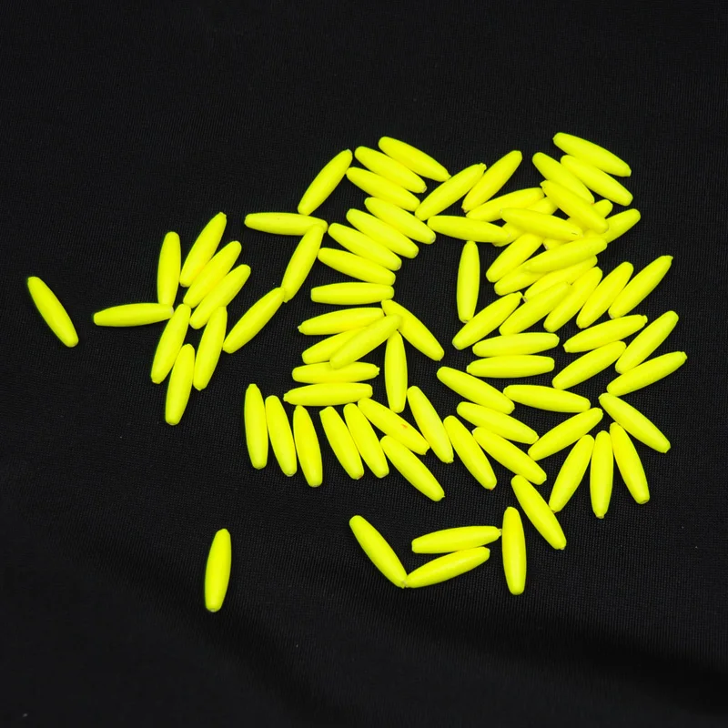100Pcs/Lot Seven Star Oval Mini Fishing Float Bobber Rig Making Fishing