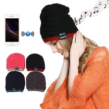 Зимняя умная тёплая шапка беспроводные, с функцией Bluetooth Крышка гарнитура дропшиппинг