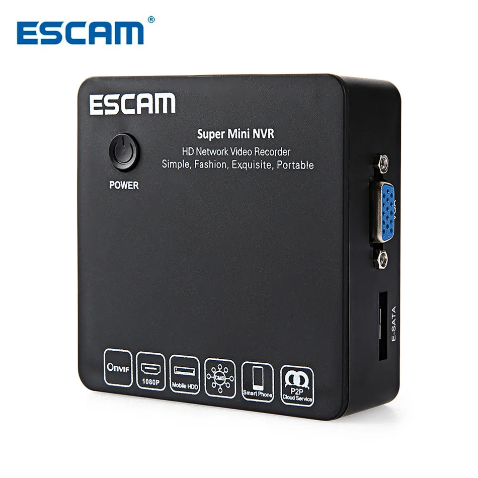 

Escam K108 8 Channel Network Video Recorder 1080p/960p/720p Portable Recorder Support Onvif For Ip Cameras