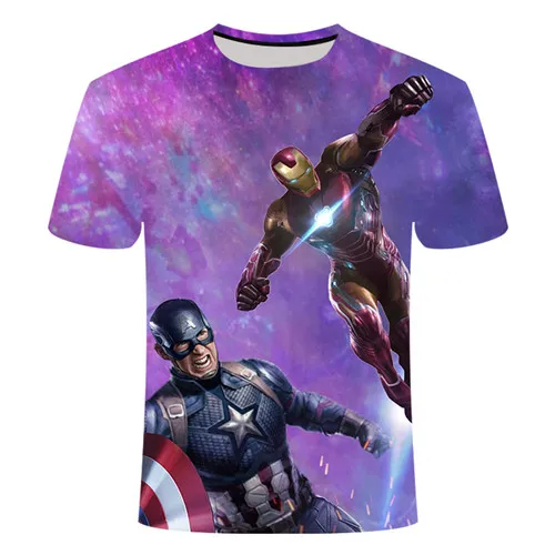 2019New design t shirt men/women marvel Avengers Endgame 3D print t-shirts Short sleeve Harajuku style tshirt tops Asian size6XL - Цвет: TX113