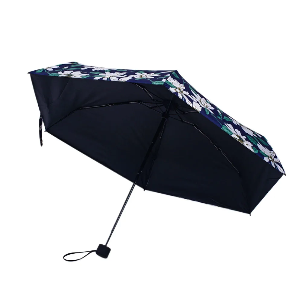Портативный зонтик, зонт от солнца Портативный многоцветный ручной домашний ветрозащитный зонтик для девочек детский зонтик