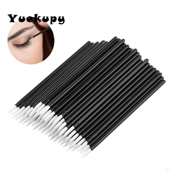 

Cool 100 PCS Disposable MakeUp Lip Brush Lipstick Gloss Wands Applicator Make Up Must-Have Cosmetic Tools