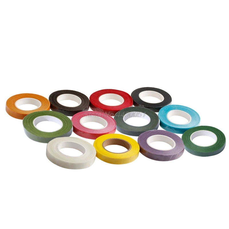 

Floral Stem Wrap Florist Artificial Flower Metallic Tape Wire Corsage Craft Art