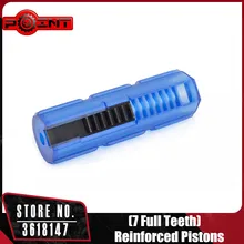 Точечный усиленный полный стальной 7 зубчатый поршень для страйкбольный привод гирбокс Ver 2/3 GB03004