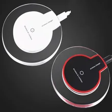 Crystal Q7 Wireless Charger Qi Charging Stand Non-contact Charge Pad For SmartPhone