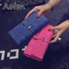 Aolen wallet designer cute genuine leather women wallets lady women’ss clutch bags and purses purse luxury brand woman bag
