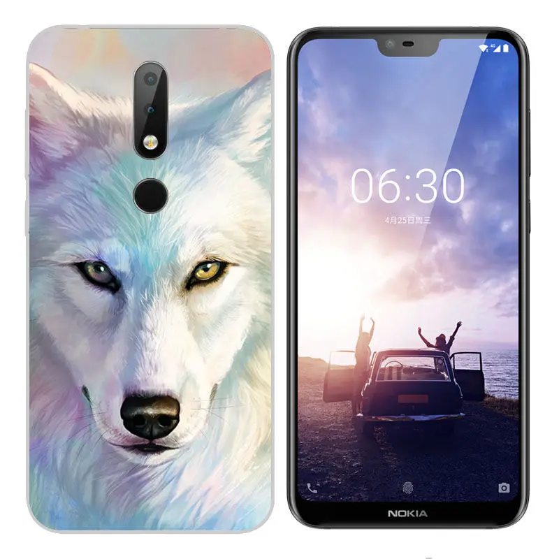 Arvin Cover for Nokia X6 2018 Case Nokia 3.1 6.1 Smart Back Protective Fundas Painted Phone Cover for Nokia 2 3 5 6 7 8 9 Shell (1)
