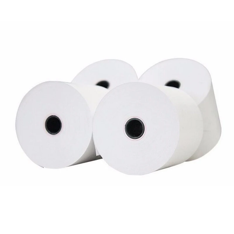 Office School Supplies Cash Register Paper Thermal Paper Roll 57x50mm Single Type 62g POS Printer Plastic Code 3 rolls/set