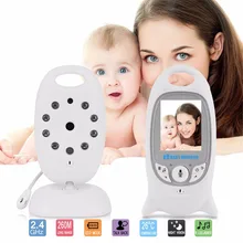 Babykam babyphone camera niania elektroniczna 2.0 inch IR Night Vision Lullabies Temperature Sensor Intercom babyfoon met camera
