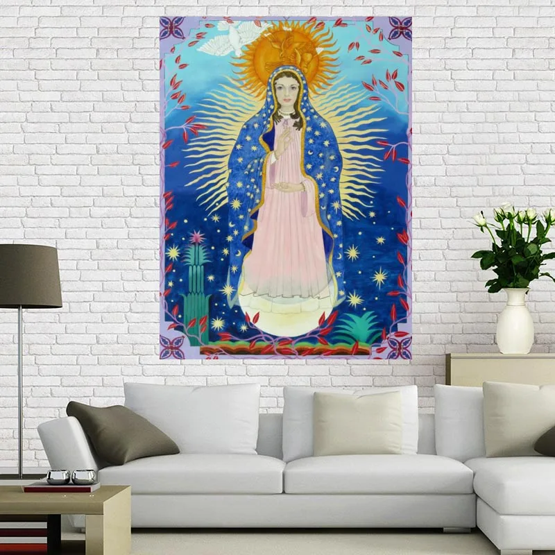 Новое поступление на заказ наша Леди Guadalupe Холст плакат для домашнего декора печать на заказ Картина на холсте 1 шт. заказ - Цвет: 14