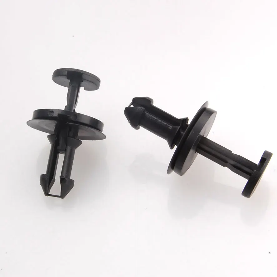 30Pcs Black Nylon Lower Front Air Deflector Grommet Retainer Clips