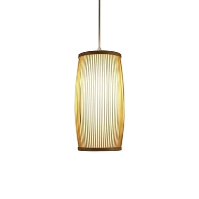 

bamboo pendant light wood suspension lamp handmade lighting natural hanging lights hotel restaurant cafe bar nordic