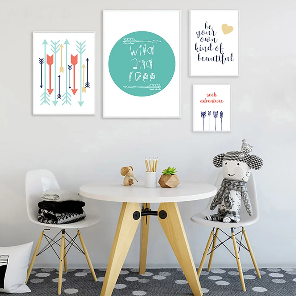 NDITB-ni-os-arte-de-la-pared-de-la-lona-Poster-vivero-impresi-n-minimalista-decoraci