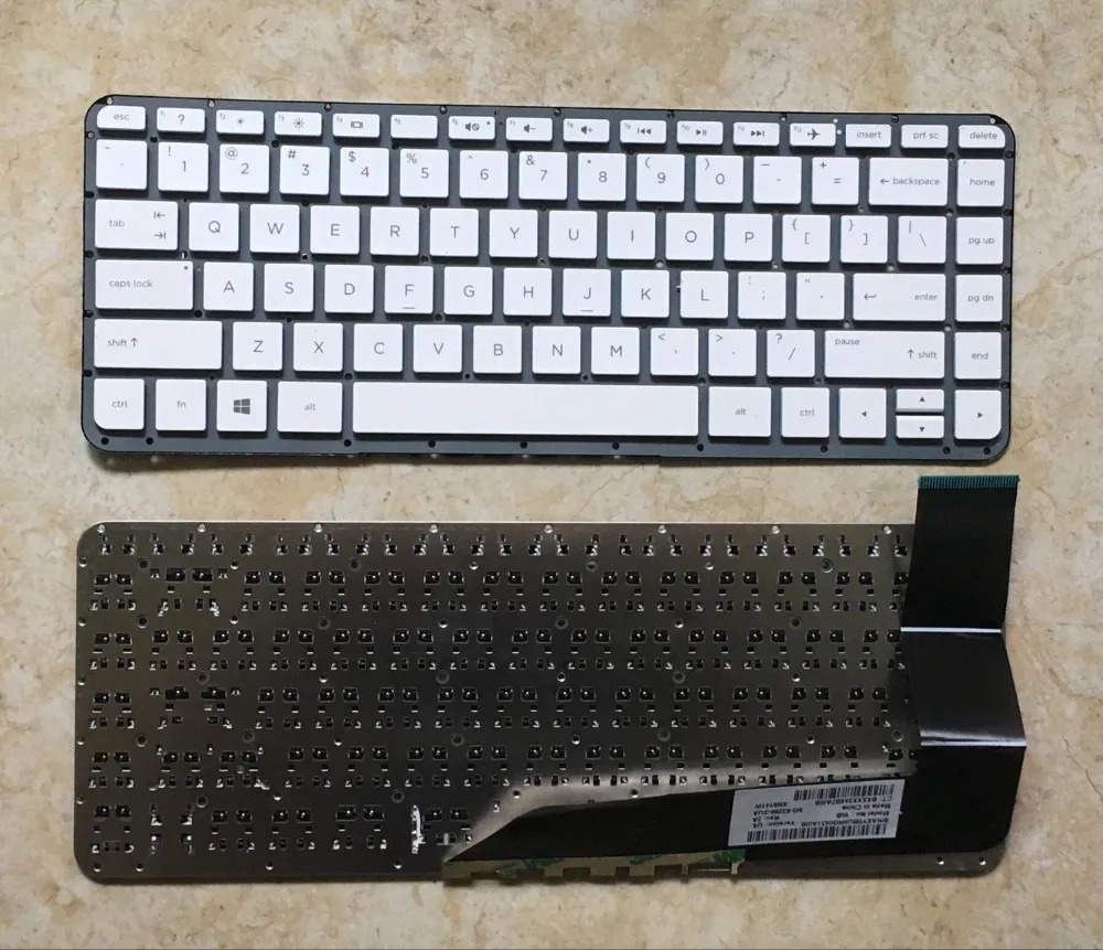 Клавиатура для ноутбука HP Pavilion probook 14-P000 14-P010NR белая английская клавиатура |
