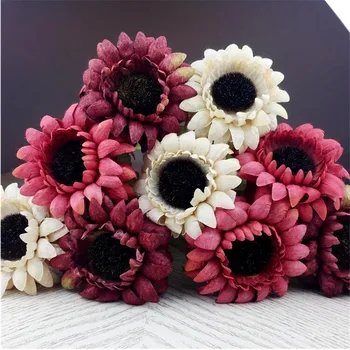 

Fake Dahlia (3 heads/piece) 20.47" Length Simulation Lerge Chrysanthemum for Wedding Home Decorative Artificial Flowers