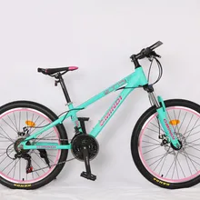 Высокое качество 24 дюймов горный велосипед рама из алюминиевого сплава 21 скоростной велосипед двойной механический дисковый тормоз Shimano переключатель велосипеда