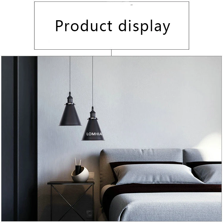 Modern Loft Pendant Lights Retro Industrial Edison Vintage Lamp9