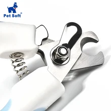 Мягкая нержавеющая сталь для домашних животных, коготь для собак, кошек, кусачки для ногтей, ножницы для стрижки, кусачки для животных, кошек с замком