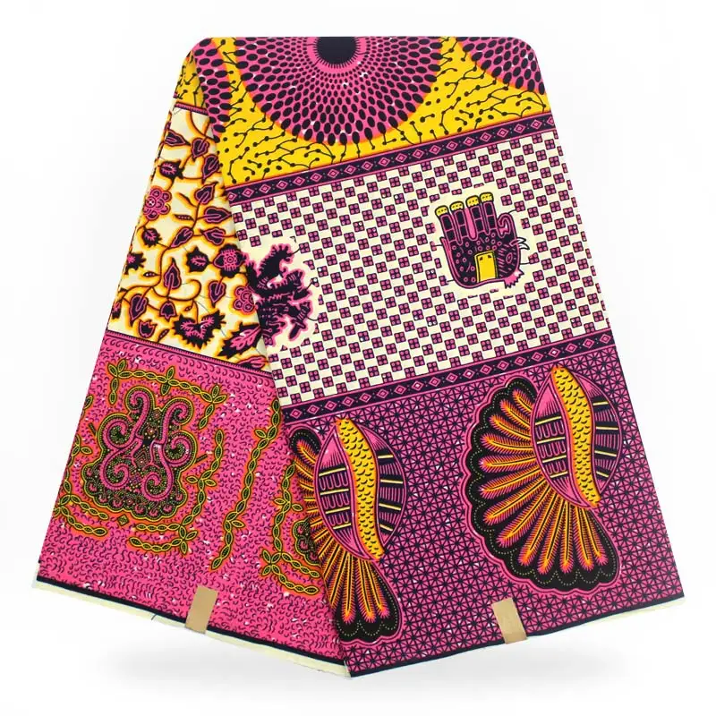 

african cotton wax 100% cotton holland wax fabric S590814