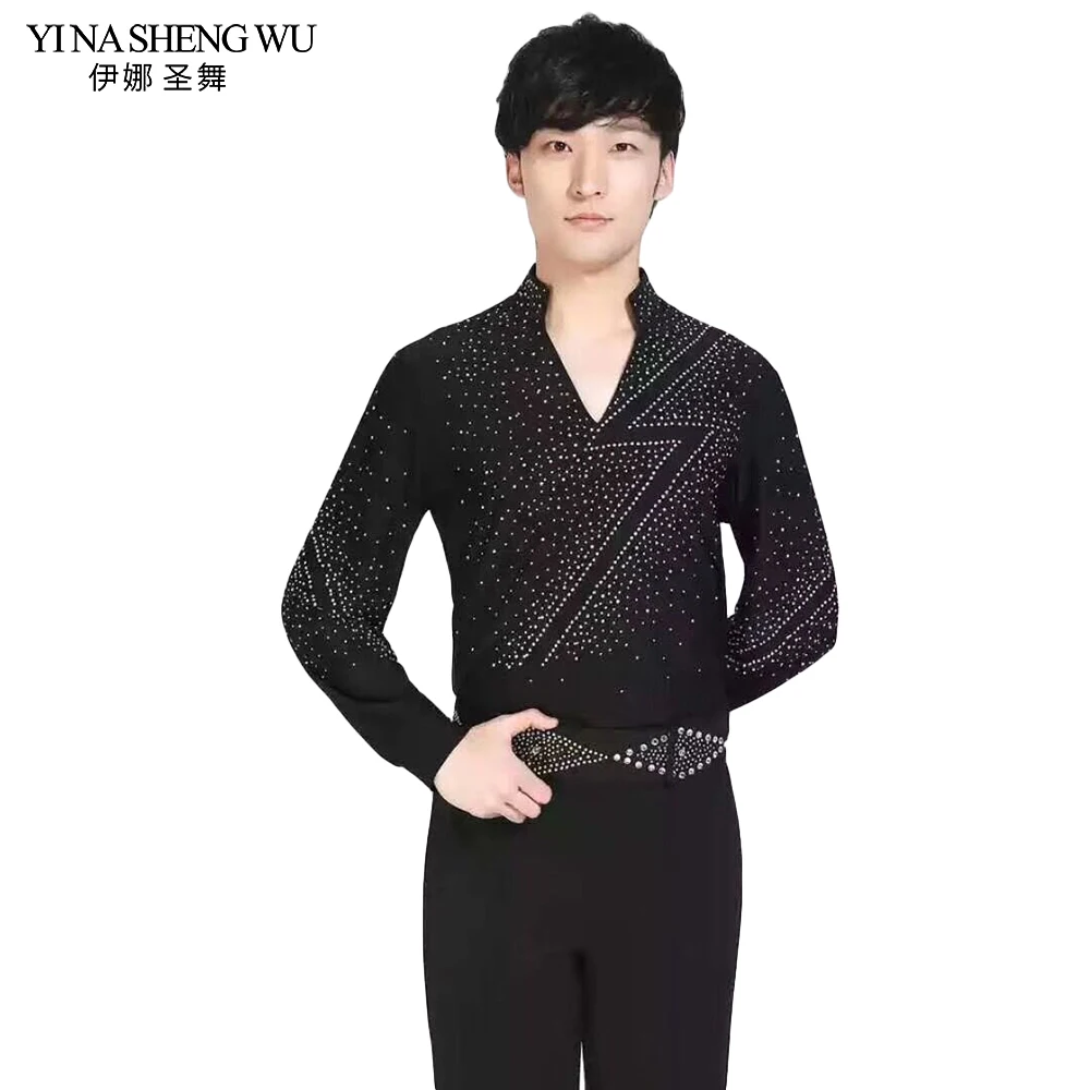 Latin Dance Costume Modern Dance Clothing Set Men's Boy Competition