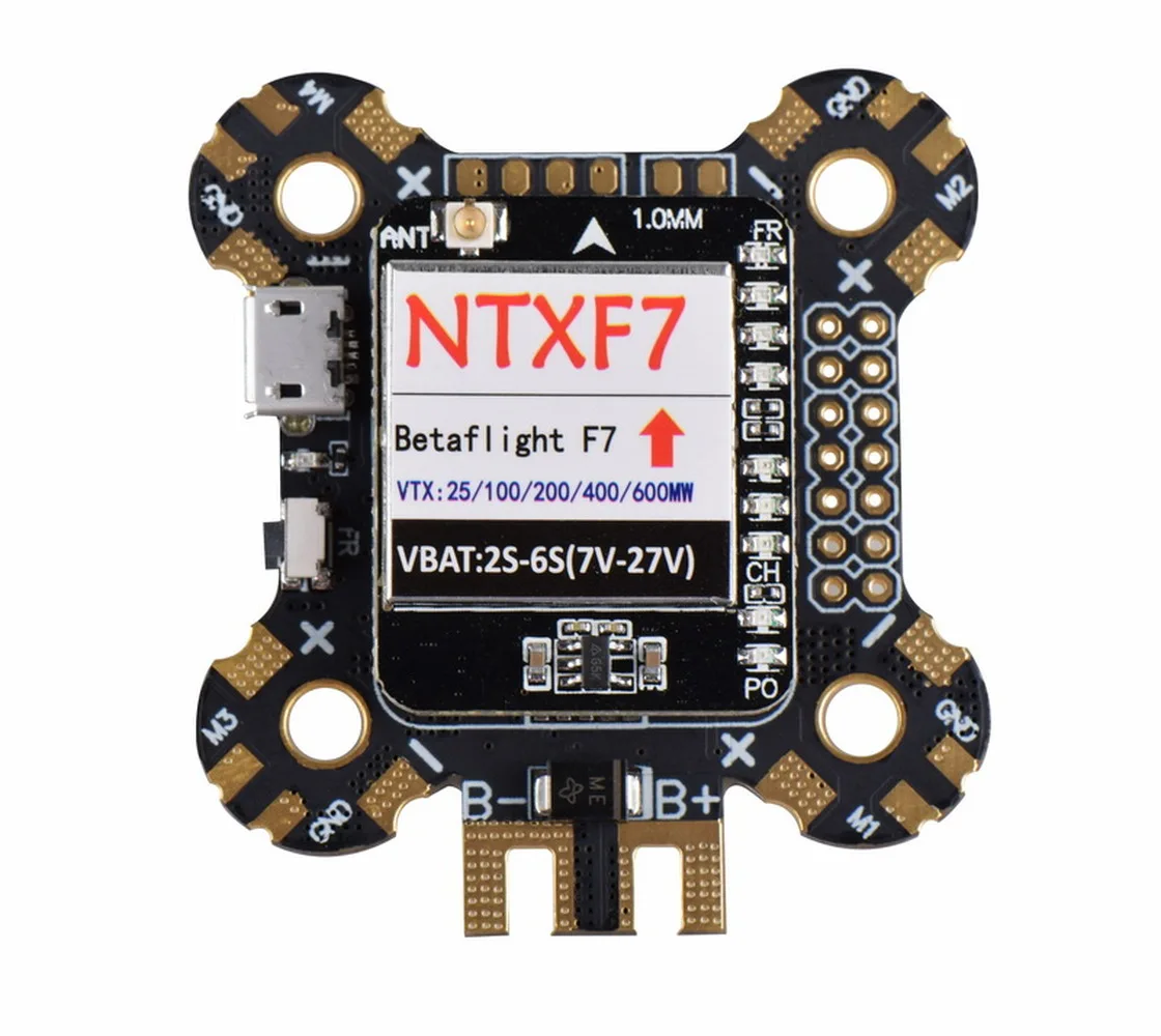 

FPV F-Cloud Racing Drone NTXF 7 Flight Control Integrated 600MW Map Transmission PDB OSD Barometer F7 Flight Control
