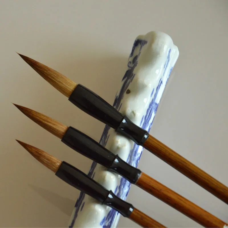 3 unids/set pinceles de caligrafía china de excelente calidad para la pluma de lana y la comadreja pincel de escritura para la escuela de estudiantes 3 unids/set pinceles de caligrafía china de excelente calidad para la pluma de lana y la comadreja pincel de escritura para la escuela de estudiantes