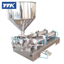 YTK 1000-5000 мл двойная головка крем шампунь Косметическая автоматическая машина для наполнения измельчения
