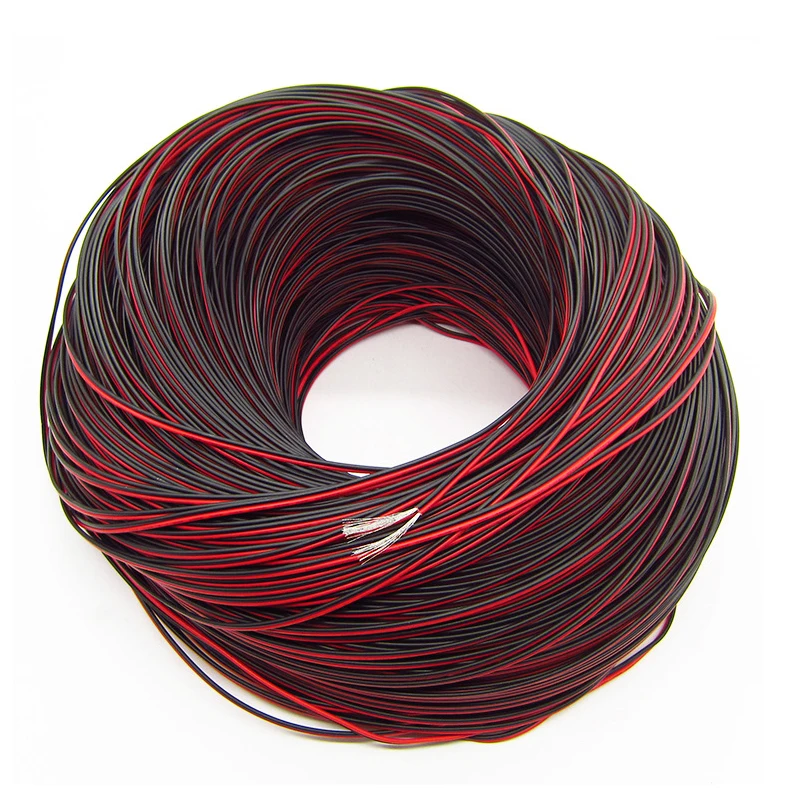 

5Meter 18/20/22/24/26AWG UL2468 Electrical Wire Tinned copper wire 2pin Extension Cable for lighting LED Strip Light 3528 5050