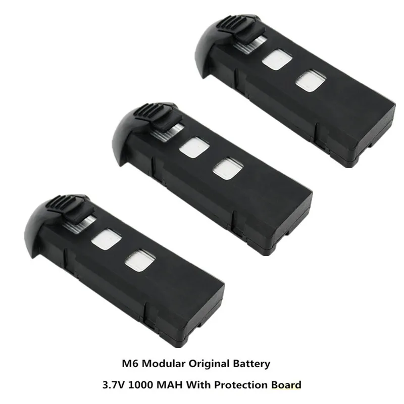 

Original 3.7V 1000mah battery for M6 Optical Follow Me RC Drone 4K 1080P Camera WiFi FPV Drones Quadcopter spare parts Battery