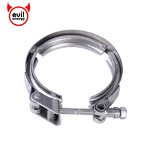 evil energy Universal 2.5Inch Stainless Steel Exhaust Turbo Downpipe V-Band Clamp Automobiles Accessories Customizalbe Fitment