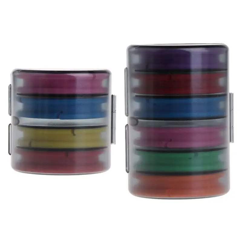

Fishing Line Winder Multi Functional Main Line Sub Line Reel Tackle Storage Compartment Box Silicone Multi Layers Accessories