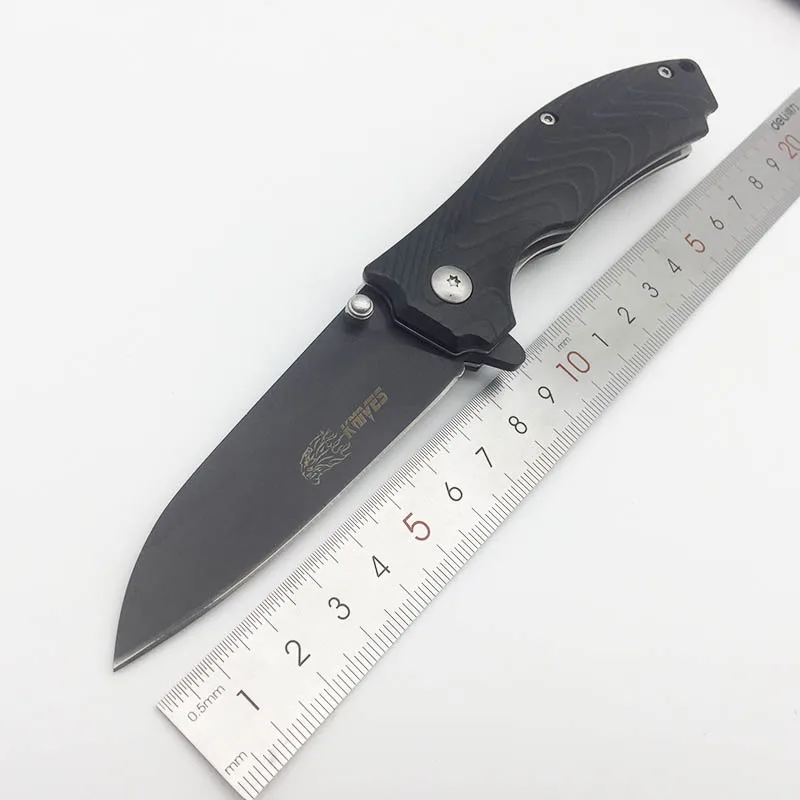 

SR Folding Knife SR0249B 3Cr13 Blade Brand Design Outdoor Camping Hunting survival Pocket Knife EDC Portable Tools With Sheath