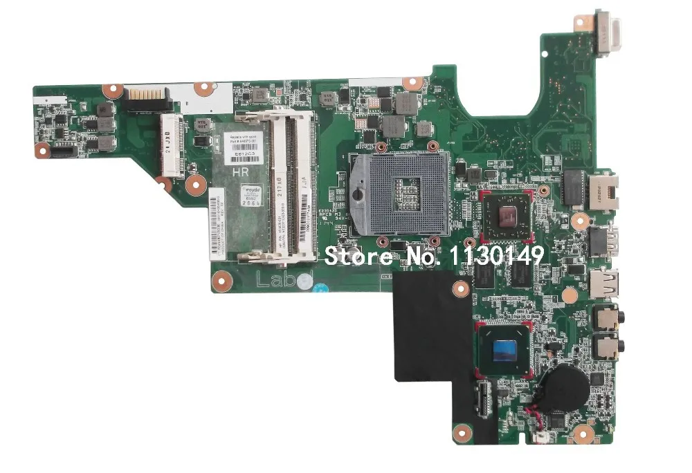 

free shipping 646672-001 board for HP 430 431 631 630 laptop motherboard with for Intel HM65 chipset 1GB discrete video memory