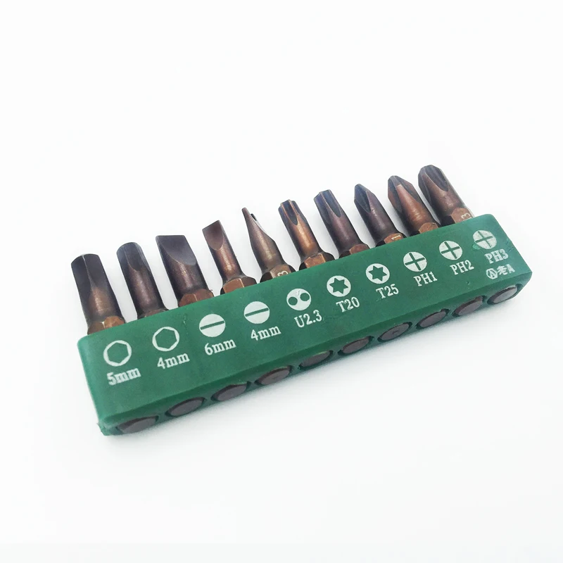 Электрическая отвертка LAOA 10 шт. многофункциональная Магнитная портативная